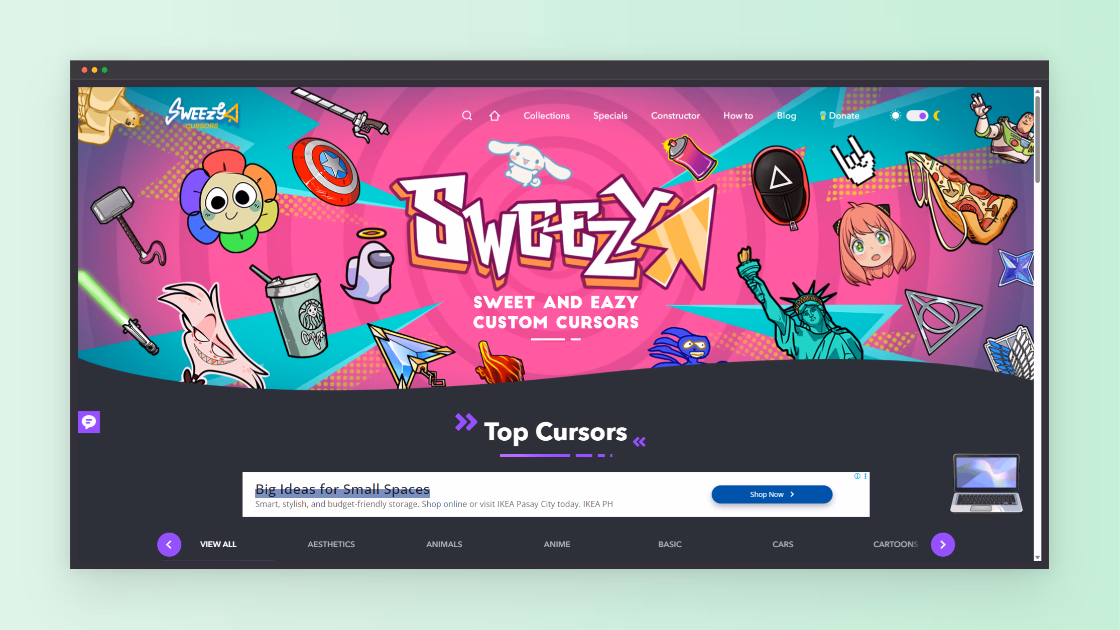 Sweezy Cursors Image